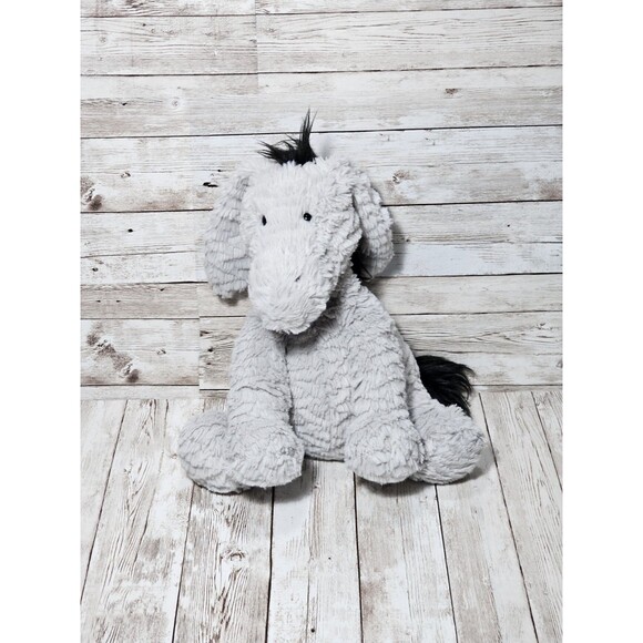 Jellycat London Fuddlewuddle Donkey Plush Stuffed Animal Toy Retired Rare 9" Toy - Picture 8 of 10